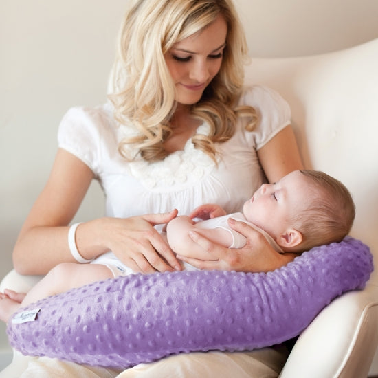 Purple Mist Minky Nursing Pillow