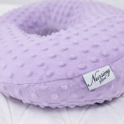 Lilac Minky Nursing Pillow