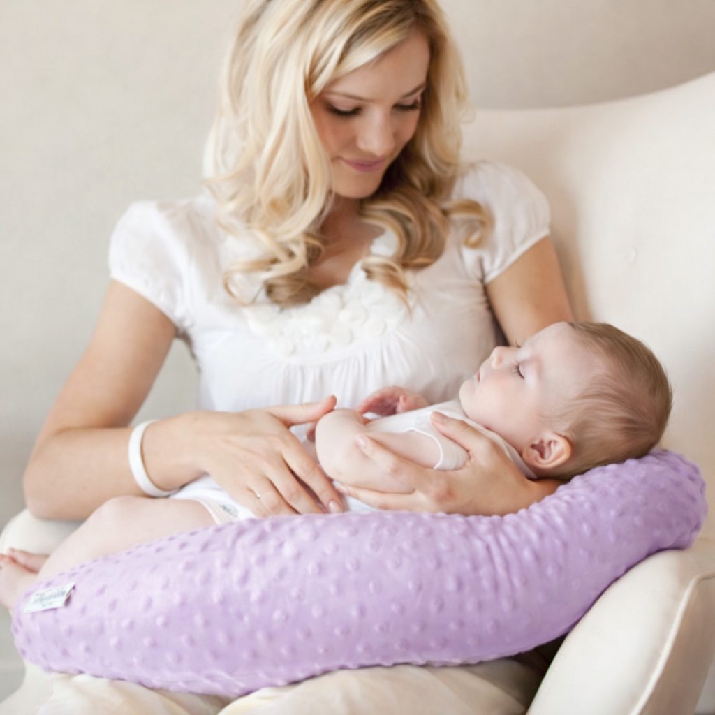 Lilac Minky Nursing Pillow