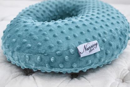 Teal Minky Nursing Pillow