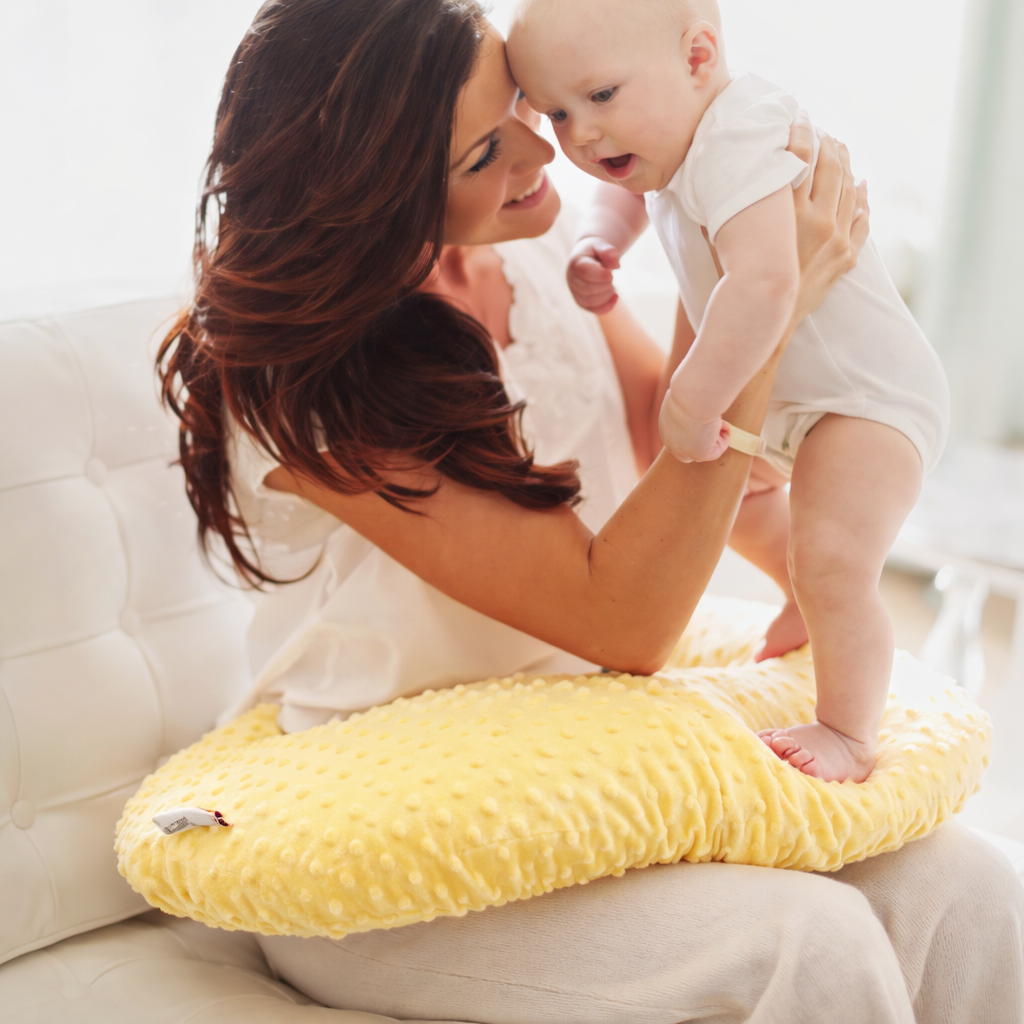 Yellow Minky Nursing Pillow